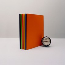 꿈드림22 펠리즈 FELIZ 4500 칼라 10매 클리어화일 A4 고급합지화일 상장보관 10매화일 칼라화일, 노랑