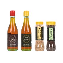 소담 참기름 300ml+들기름 300ml+참깨 120g+들깨 120g, 1개