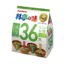 마루코메 요정의맛 저염 미소시루 36식, 549g, 1개