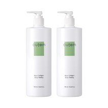 큐템 아쿠아 콜라겐 바디 필링 480ml x2 저자극각질제거모공청소피부진정, 단품