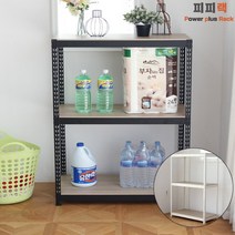 피피랙 무볼트 무소음 철제 3단 앵글 800x400x900, 화이트