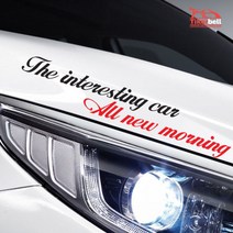 일음쇼핑^^*m올뉴모닝 흘림체데칼스티커 TKSLP_39 차량용 익스테리어 자동차꾸미기 튜닝 꾸미기일medi^*^, ab*^*선택있슴대형, 블랙