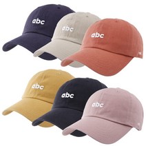 디꾸보(잡화) [디꾸보]에이비씨 코튼 볼캡 야구모자 DCH-CR058