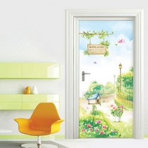 기타 바보사랑[케이알인터내셔날]현관문시트 HWS-28049 행복의 정원, 상세 설명 참조