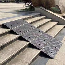 휠체어경사로 문턱 휠체어 진입판 안전발판 경사판, E