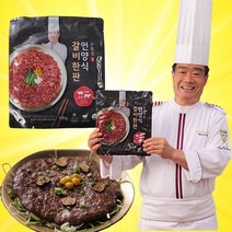 [TV홈쇼핑] 구본길 언양식 갈비한판 양념 불고기 떡갈비, 200g, 6팩