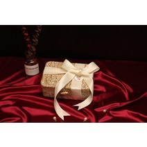 케이스 여성 셀럽 고급 유럽식 결혼선물 신부들러리 포토박스, T02-23CMx13CMx8CM, C13-희게 닦다 색선물 케이스세트아이보리