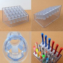 연필꽂이 펜꽂이 진열대 24구 필기구 문구 소품진열