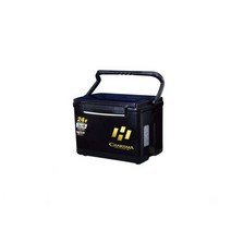 HDF 해동조구사 카리스마 24리터 아이스박스(화이트/블랙), 블랙
