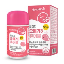 내츄럴플러스 아기 유아 키즈 츄어블 알티지 오메가3 1000mg x 90캡슐, 2개