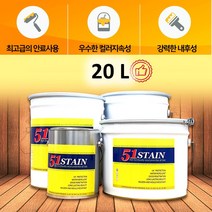 [다바이마켓] 곰팡이 비 눈 저항성 나무보호 코팅 (14색) 20L, 참나무, 1개