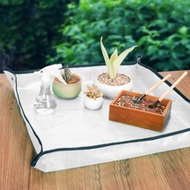 Repotting 매트 Potting 심기 매트 재사용 휴대용 방수 투명한 메쉬 꽃 쿠션 원예 화분 용