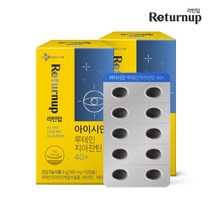 씨제이 리턴업 아이시안 루테인 지아잔틴40 30캡슐x2박스(2개월), 상세 설명 참조, 단일옵션