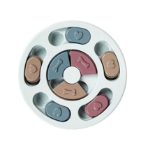 리스펫 강아지 노즈워크 지능개발 장난감 퍼즐 원형, 1개, 원형 블루