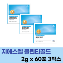 지에스엘 에스바디 클린티 골드, 3개, 120g 60포