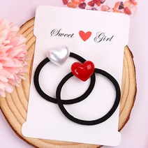 쁘띠하트 머리끈 헤어밴드 jjumii*9721672EA