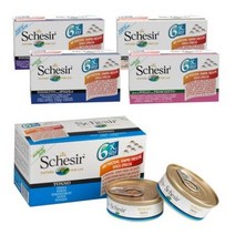 쉐지애 고양이 젤리 캔 50g x 6p, 닭고기 + 햄 + 쌀 혼합맛, 1개