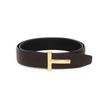 TOM FORD 톰포드 TB224T-LCL236 C7906 금장 T로고 버클 양면 벨트 - 기타