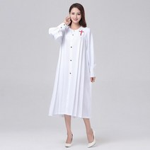 성가대복 성가대가운 찬양 현대 의류 크리스찬 교회 합창단 성자 의상 여성 성직자 가운 시 클래스 서비스 수녀 노래 AliExpress, design 15+S