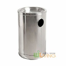 모래형재털이휴지통110L(450x740) 흡연실 메탈 휴게실 쓰레기통, 단품