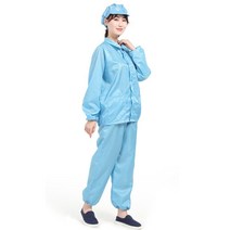 여름 가을 방진복 무진복 제전복 정전기 방지 방전복 남녀 방호복 래커복 블루 화이트 페인트 작업복, 옐로 후드 분홍색 후드 톱+바지
