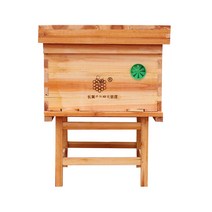 양봉상자 벌들이 좋아하는 상자 꿀생산 박스 벌박스 양봉도구, 10프레임 벌집 - 거즈 커버 칸막이 있음