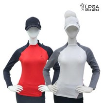 LPGA 골프 웨어 여성 가을 겨울 신축성 기모 티셔츠 L204TL507P