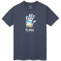 FLAVA Beach Palm 반팔 티셔츠 남녀공용 남자 남성 면티 빅사이즈 반팔