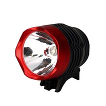 초등학생 자전거 로드 T6 LED 자전거 헤드 라이트 배터리 방수 램프 사이클링 프론트 4 가지 옵션 색상, 04 Red
