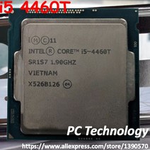 인텔 코어 i5 4460T SR1S7 CPU 1.90GHz 6M 35W 22nm LGA1150 i5-4460T 쿼드 코어 데스크탑 프로세서, 한개옵션0