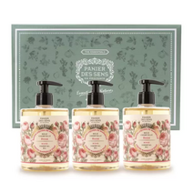 [설 선물세트] 빠니에 데 썽스 리퀴드솝 선물세트 500ml x3입(로즈), 마르세유솝 선물세트 500ml x 3 - 로즈