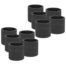 대부분의 Shop-Vac Vacmaster 및 Genie Shop 청소기에 적합한 90585 폼 세트 VF2001 필터 10 팩, 01 Gray