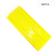 슈퍼커브 오토바이용튜닝 악세서리모터사이클 휠 스포크 프로텍터 랩 림 스킨 트림 커버 파이프 17cm 36, 05 yellow