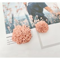 주름 카네이션 수제몰드 (소 대) 석고방향제 만들기 비누 어버이날 스승의날 선물, 대