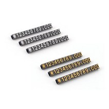 매장 프라이스칩 조립식 쇼케이스 가격표 조립식 3P, 9mm 검정/흰색