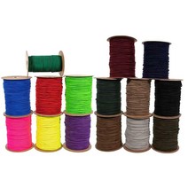 Paracord Planet Shock Cord - 해양 등급 번지 - 100% 스트레치 - 습기 및 내후성 - DIY 프로젝트 타이 다운 레크리에이션 - 실내 및 실외, Black, 1/4 x 500 FT