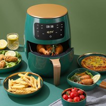 4.5L대용량에어프라이어오븐 올스텐에어에어후라이, 블랙