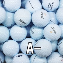 유명 혼합볼 타이틀리스트 등 로스트볼 30 50알, 50개, 타이틀리스트 2피스 화이트 A-