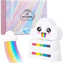 무지개 구름 배쓰밤 입욕제 개별 포장 3종 세트