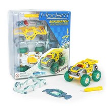 M1 팀 상어 몬스터 트럭 자동차 키트 장난감 세트 Ultimate Toy Car Make Your Car Toy Toy를 수천 가지 디자인 교육용 장난감 차량을 분리하여 제작, 상세페이지 참조