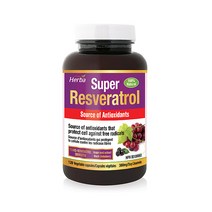 레스베라트롤 160mg 120식물성캡슐 고함량 트렌스 레즈베라트롤 허바 캐나다, 1병/120정
