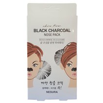 네슈라 스킨후리 까만 참숯 코팩, 4개, 8매