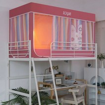 2층 침대 사각 난방텐트수면텐트2022 한국어 여름 침대 캐노피 모기장 프레임 텐트 학생 기숙사 음영 이층, 01 01_02 90x110x190cm-up