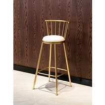 북유럽 원목 인테리어 디자인 골드프레임 아일랜드식탁 홈바 테이블 대리석, 등받이의자