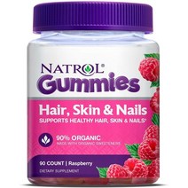 Natrol 나트롤 헤어 스킨 네일 구미 라즈베리 90구미211698