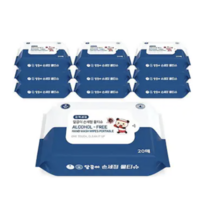 달곰이 손세정 휴대용 유아물티슈 리필형, 30팩, 20매