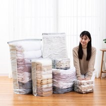 다이찌몰 이불 의류 롱패딩 압축팩 청소기필요없는 진공 맨손압축팩, 02.밸브형S-소형[45x70cm]