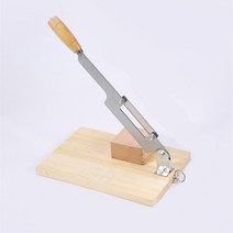 가래떡 강정 편육 써는 기계 작두 떡칼, 검정 60° 이상 8.5cm 10cm