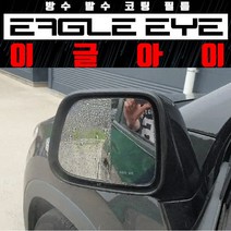 현대 차 적용가능 자동차 사이드미러 발수필름 차량 코팅필름, 2p, 그랜저TG 사이드리피터 X(09/09)