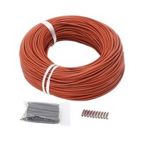 저렴하지만 12k 새로운 적외선 탄소 섬유 히팅 케이블와이어 33 ohmm 3mm 히팅 와이어 따뜻한 바닥 케이블 minco 열, 협력사, 100m